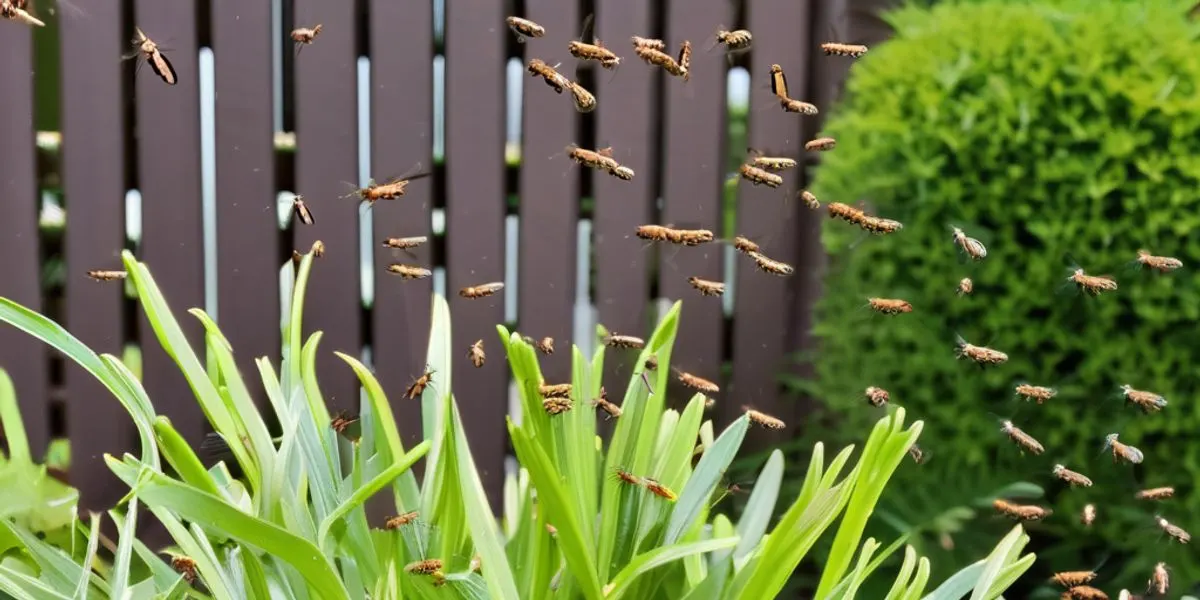 Fliegenschwarm im Garten? So vertreiben Sie sie!