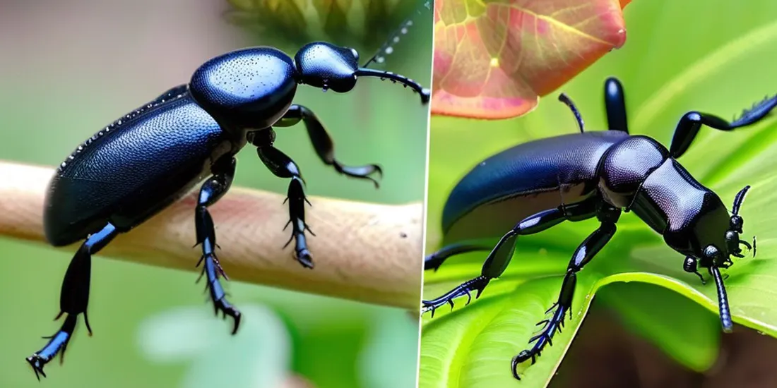 Was mache ich, wenn ich einen Ölkäfer im Garten sehe?
