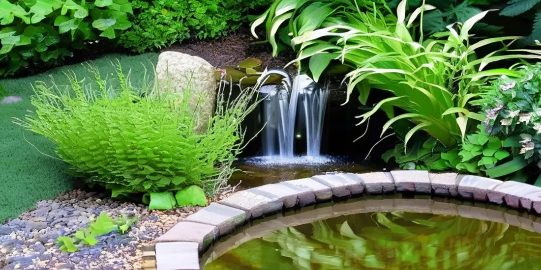 Wasserfall und Bachlauf: Dynamik im Garten