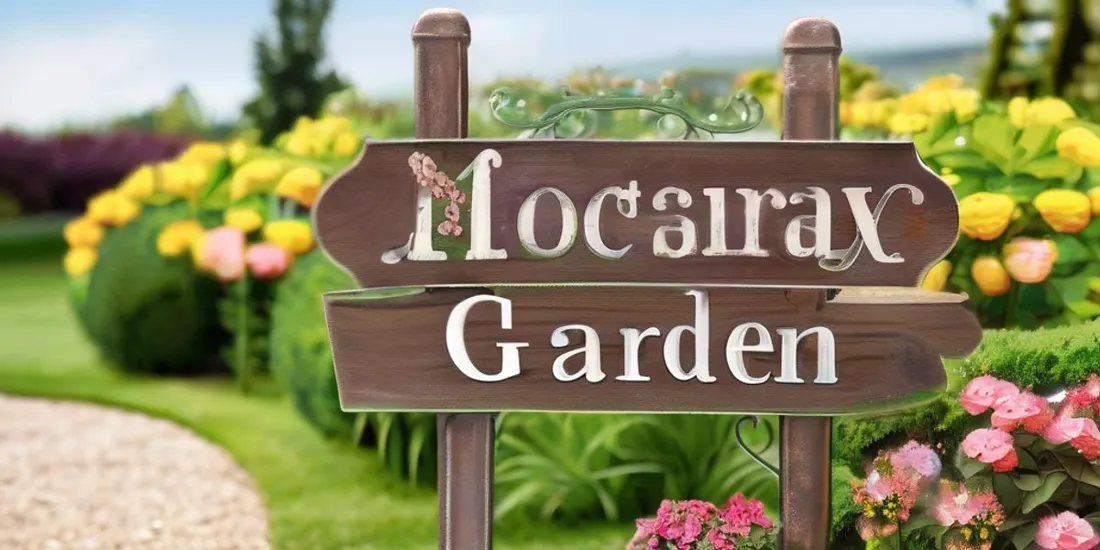 Wo findet man die charmantesten Garten-Schilder?