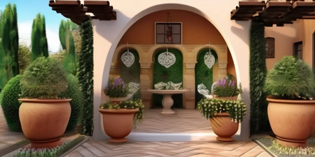 Mediterranes Flair: Terrakotta und Holz