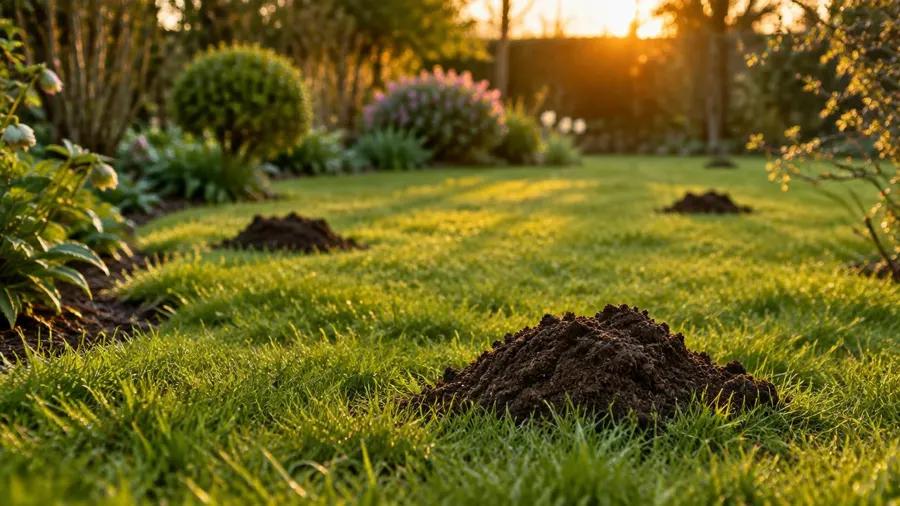 Maulwürfe im Garten: Wie das Vertreiben legal gelingt